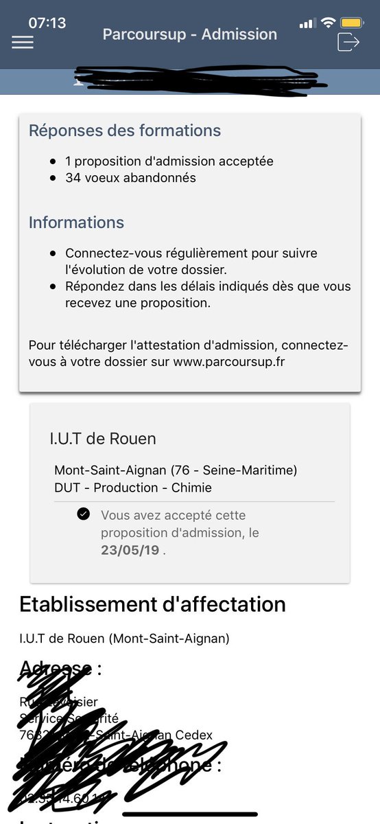 romcog's tweet photo. Ca y est, parcoursup c’est fini pour moi. Si il y a des gens qui vont dans cet iut ou sur rouen l’année pro ou qui y sont déjà n’hésitez pas à me mp 😌😉 #Parcoursup https://t.co/fwNo7GAuL7