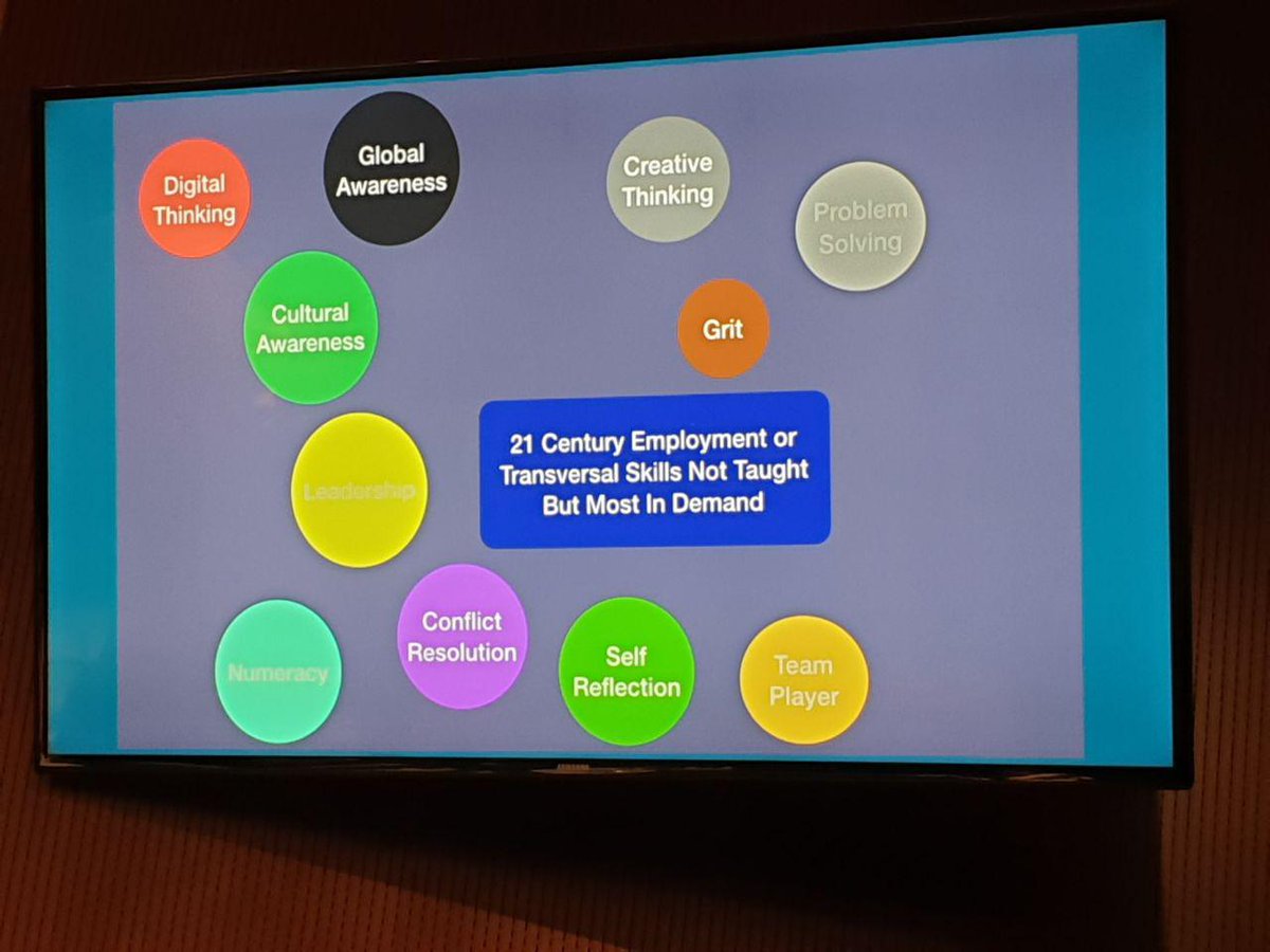 educloudallianc's tweet photo. "21 Century Employment or Transversal Skills Not Taught But Most In Demand" - Chris Heron (CEO @Vivagogyco) at #NGBD. @DXteraInstitute @stradaeducation @eLC_UOC #education #learning https://t.co/3iq4l8KmAC