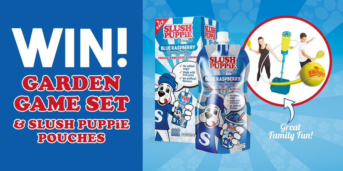 🥤 Summer is around the corner &amp; we're getting excited! 🌞

For your chance to #WIN a garden game set &amp; delicious Slush Puppie Pouches, simply RT and tell us who you'd VS &amp; who would end up winning! 🏓🤣

18+/ UK Only.Full T&amp;C's: bit.ly/SocialTCs. Closes:06/06
