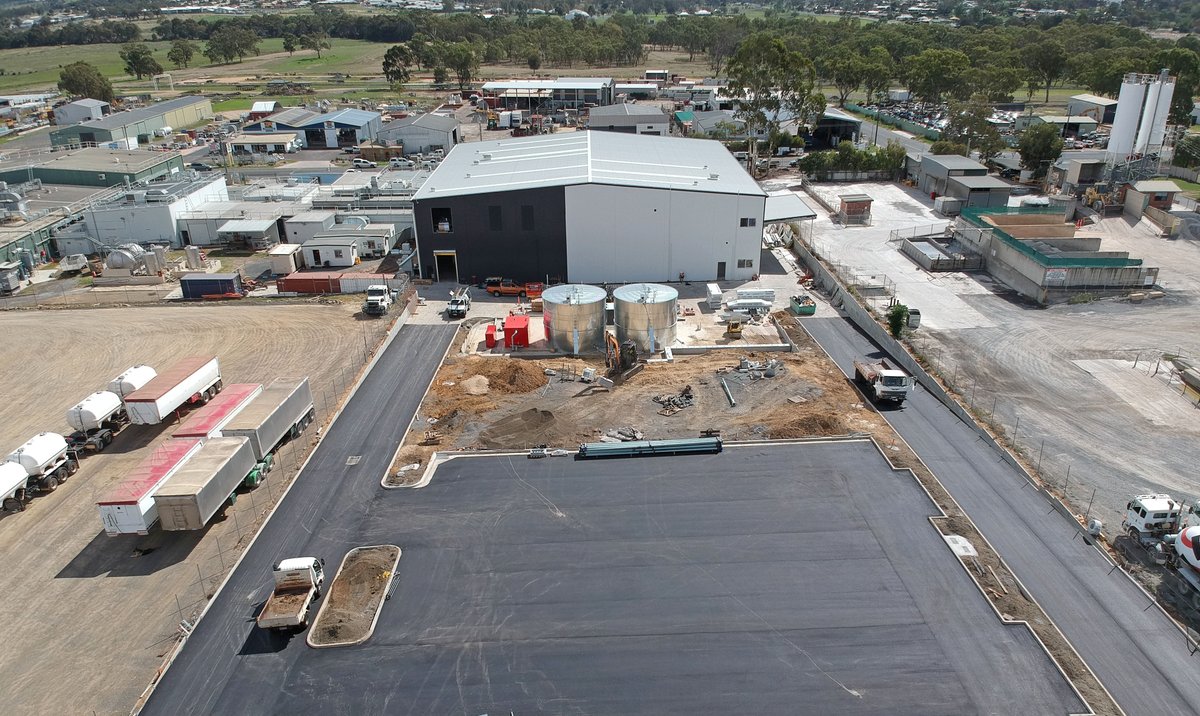 We’re only weeks away from completing Integria’s new state-of-the-art ISO Class 8 herb processing and warehouse facility in Warwick. The completed facility will provide almost 2000 square metres of temperature and humidity controlled storage &amp; processing space for raw materials.