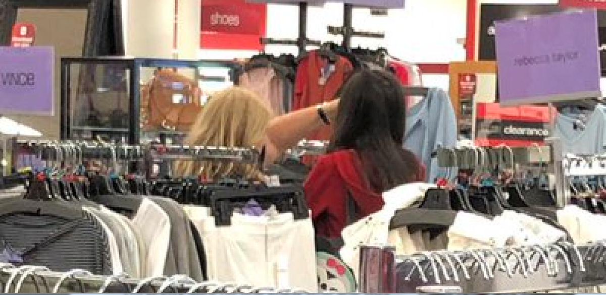 ThisTweetTho's tweet photo. Eugenia Cooney IS ALIVE. Here's a NEW photo of her, with her mother, from yesterday, at a T.J.Maxx just outside of Burlington, Massachusetts. It was taken at 04:04 pm EST. Let's hope she's shopping for new clothes b/c her body is getting too healthy to fit in her old ones ❤️ https://t.co/lMK8x67V1M