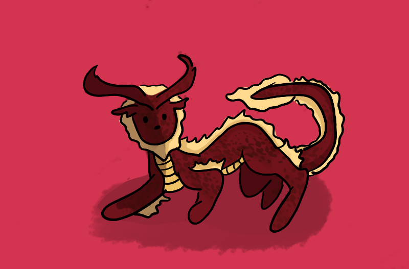 InfiniteEon's tweet photo. There's something about drawing Dragons that I just adore. This one is based on a Chinese dragon- was thinking of naming him "Honghuo" According to the name generator; (Red + Throat). 

#digitalart #digitalarts #digitallyart #digitalworks #digitalartist  #Dragon #Chinesedragonart https://t.co/gwpG0iaC8X