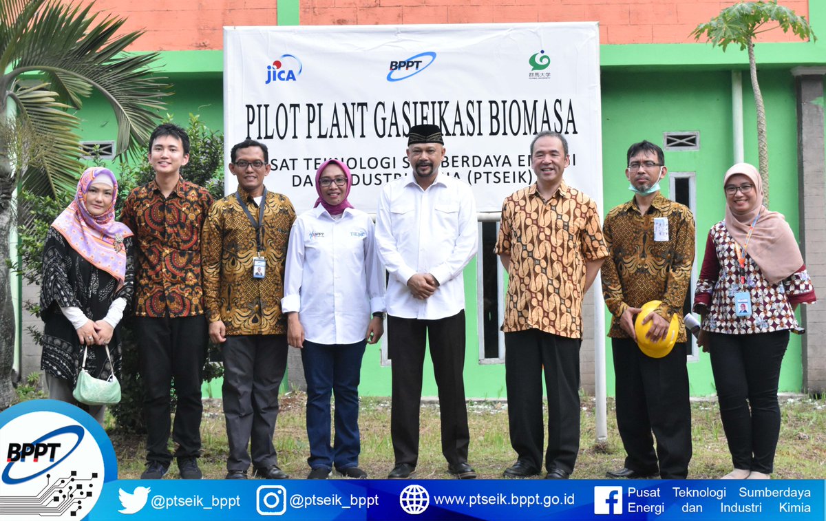 ptseik_bppt's tweet image. Kunjungan Kepala BPPT, Dr. @hammam_riza dan Deputi @TIEM_BPPT, ibu @eniyadewi ke Pilot Plant Gasifikasi Biomassa pada Rabu, 22 Mei 2019 di Serpong. 
#BPPTSolidSmartSpeed #TIEMBerlari