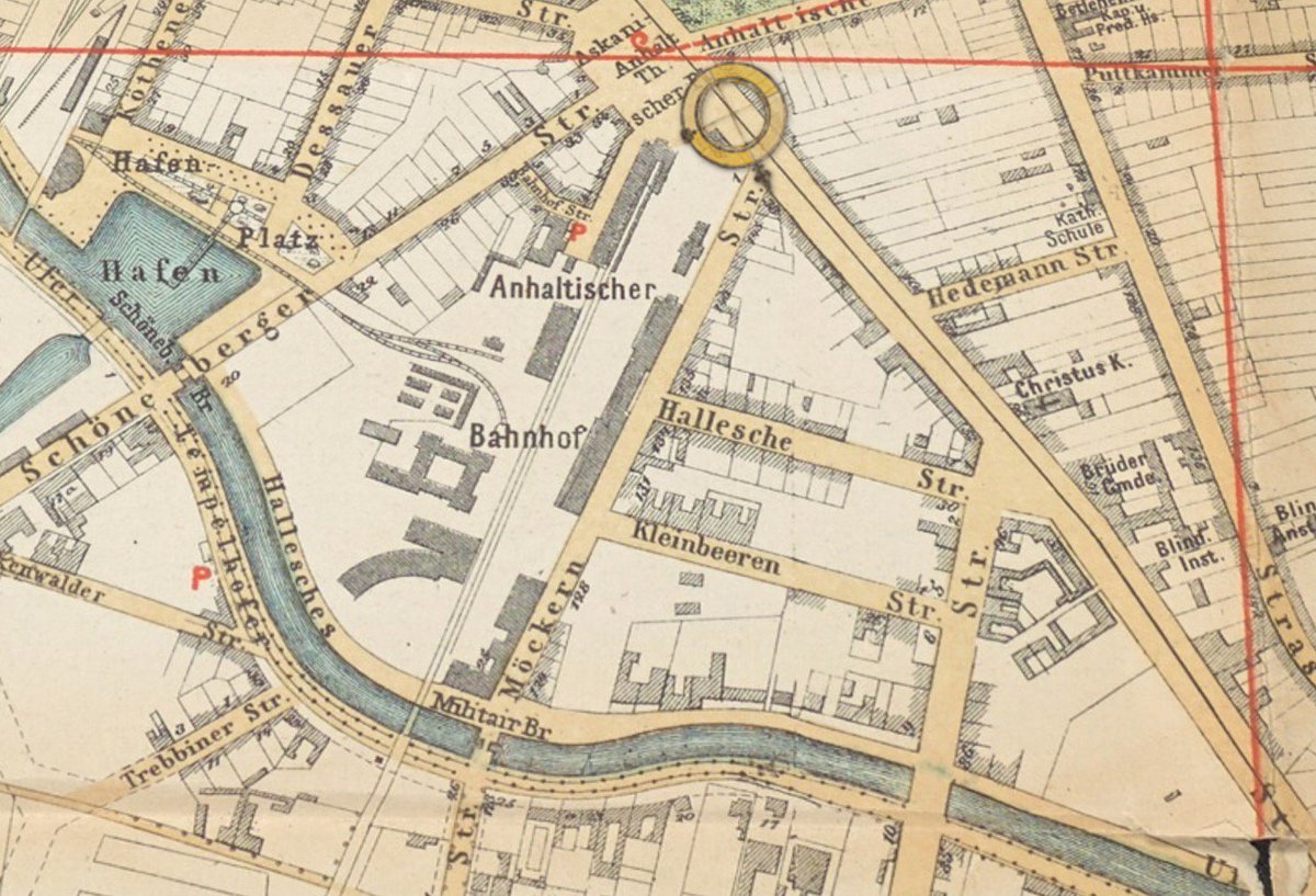 chronohh's tweet photo. @kreuzberged Anhaltischer Bahnhof in #Berlin /#map 1875 https://t.co/HPWnWqhGOu
#oldberlin #oldmaps #infrastructure #cartography #eculture #openglam https://t.co/8H2GMYVNcE