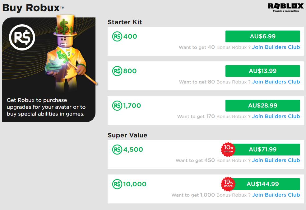 Exwum On Twitter Dont Know If Anyone Noticed And I Might Be Late To This But Roblox Changed Their Third Buy Robux Price And Robux It Was Previously 25 Usd And Gave - robux prices with bc