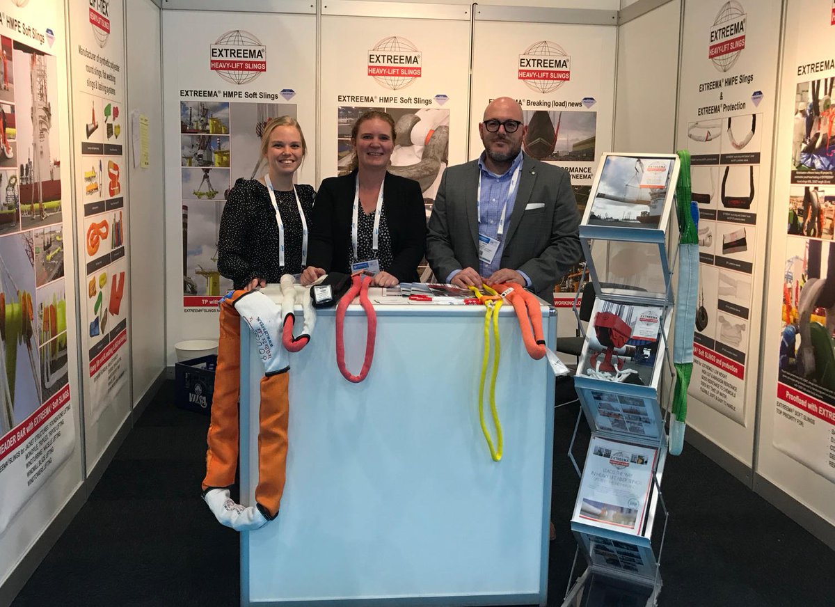 We are at <a href="/Break_Bulk/">Breakbulk Events & Media</a> in #Bremen! Join us at stand N15 and learn all about our Extreema® heavy lift synthetic fibre round slings, covers and protections. #bbeu2019 #extreema #heavylift