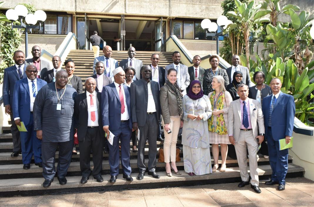 IGAD_CPALD's tweet photo. @igadsecretariat @EUinKenya delegation with the @UN Senior heads of agencies and the 🇰🇪Kenya government Representatives during the Launch of the Cross-Border Areas project at the @UN Hq in #Nairobi. @EUSR_Rondos #EUcrossborder #AfricaTrustfund @sidchat1 @igadcewarn https://t.co/bc6imGJorM