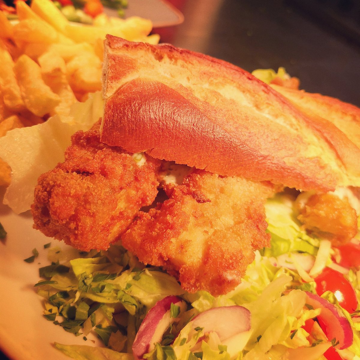 TheBridgeLlan's tweet photo. Proper fish finger sandwich.

What's your favourite sandwich? #iamatthebridge https://t.co/B0G5XhlDUf