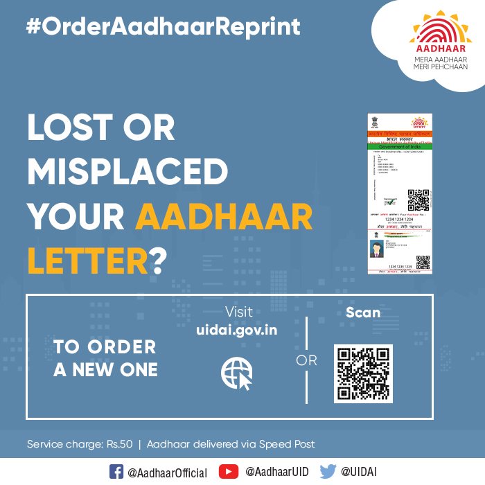 Aadhaar on Twitter: