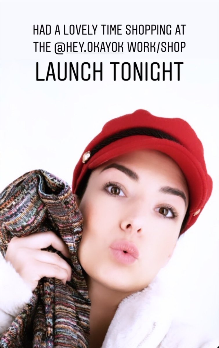 Frankybobs13's tweet photo. Natasha and Winny hanging out for the Hey.Okayok (instagram name) launch night last night 😀 I love the smizing 😂  #NatashaNegovanlis #winnyclarke #carmilla #Hollstein #creampuffs 

📸 from Natasha's Instagram story https://t.co/vUnyrON2NK