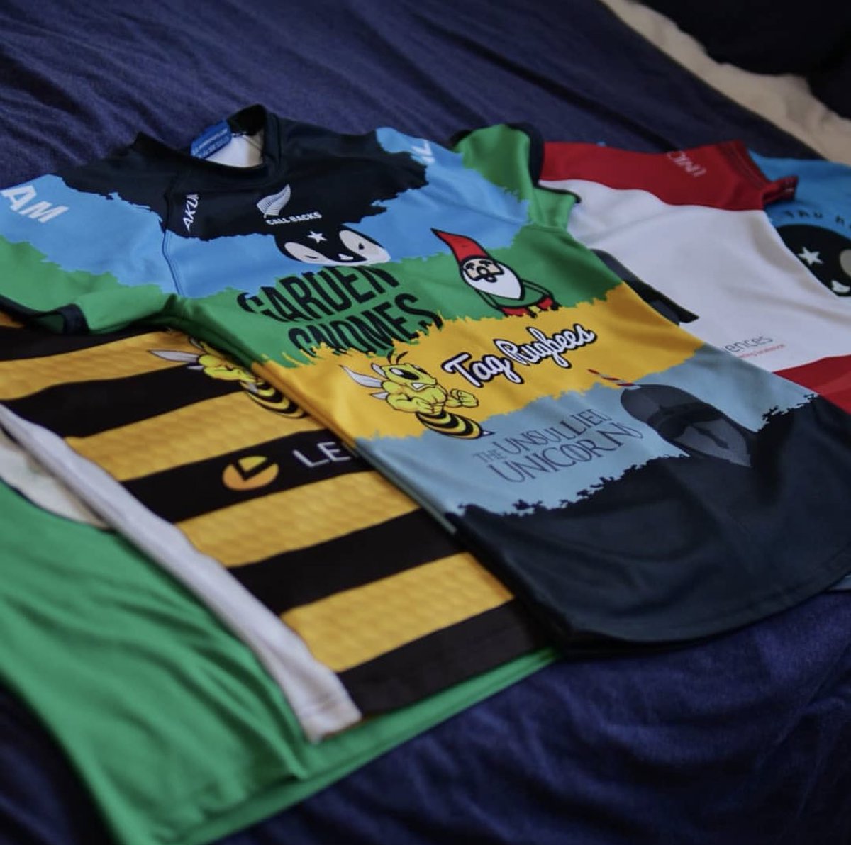 _KimCon's tweet photo. The @BRS_DCU tag rugby team is celebrating 5 years of amazing jerseys designed by @garvandoherty, of https://t.co/iec4KCUhyw and https://t.co/6z1z6QlvdT fame, with our new Call Backs jersey for the Summer @tagrugby league! #TagRugby #CallBacks #GoToGarvan https://t.co/YEldXYJepK