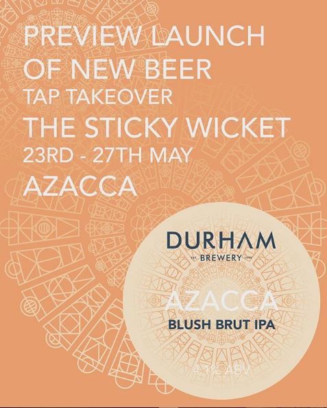 stickywicketdur's tweet photo. 🍺💥Premiering here at The Sticky Wicket this Bank holiday weekend! 🍺💥 @Durhambreweryel @durhambrewery 
#stickywicket #durham #taptakeover #durhambrewery #bankholiday https://t.co/DFo1C6YfZW