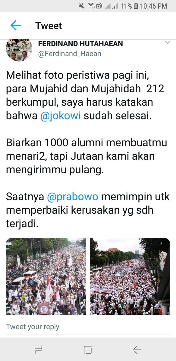 PartaiSocmed's tweet photo. Mengingatkan lagi kelakuan @FerdinandHaean2 ketika menyebar narasi dgn gambar hoax. Jejak digital memang kejam sebab 
#HidupTakSeanjingItu bro! https://t.co/ue9336oQip