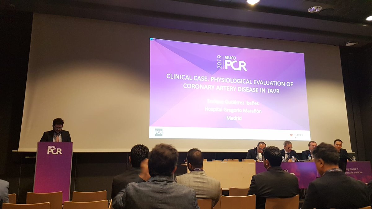 CARDIVAGROUP's tweet image. Da comienzo la sesión del Dr. Enrique Gutiérrez en el Congreso EuroPCR 2019, donde expondrá un caso clínico con la guía de presión de #Opsens #Optowire

#Cardiva #innovacionycompromiso #EuroPCR #EuroPCR2019