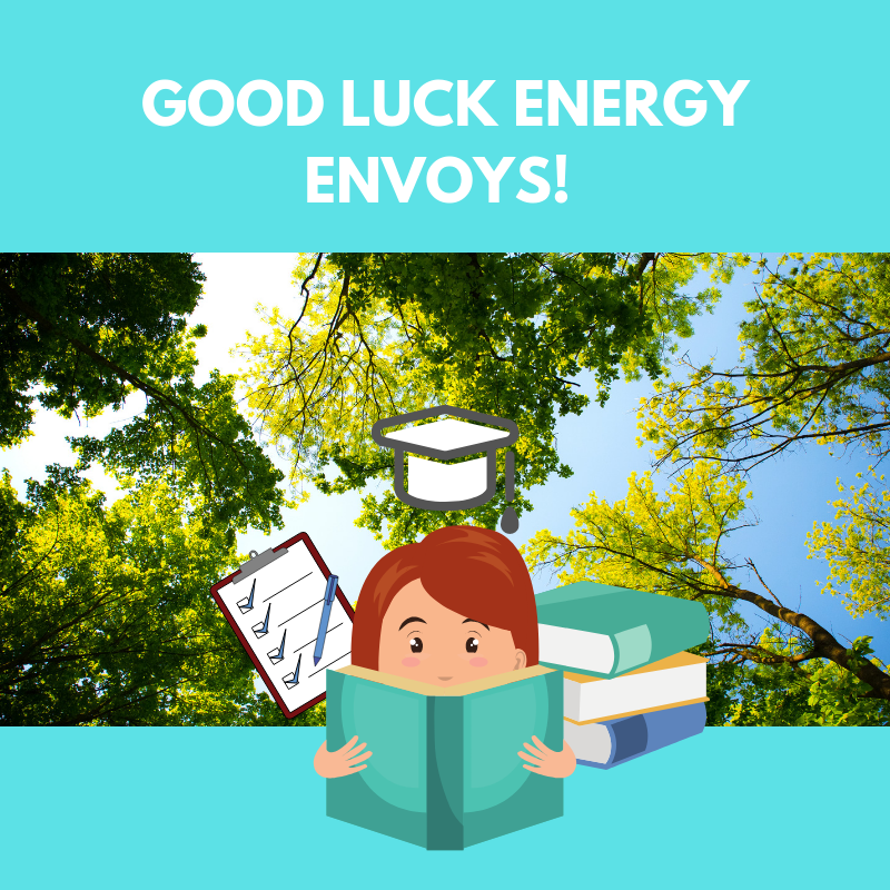 In the height of exam season we wish our Energy Envoys (and all students) good luck in their exams!

It can be difficult to stay focused but keep motivated all the hard work is worth it!

This temporary hard work will help build your bright future. 

#exams #GCSE #revision