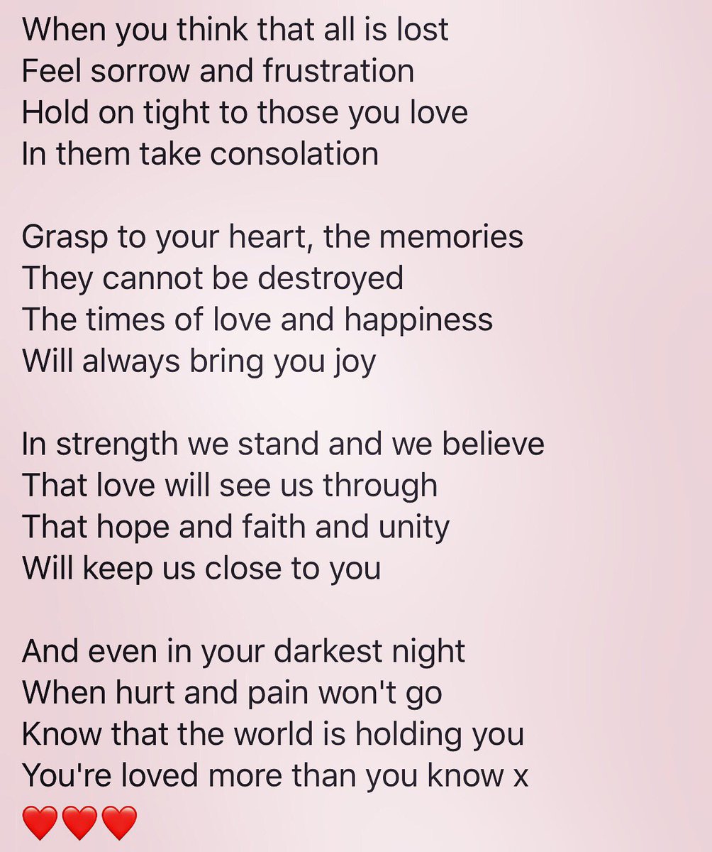 sharonwestmusic's tweet photo. Can’t believe it’s two years since the devastation caused by hatred at Manchester Arena. Wrote this poem back then, still feel it’s relevant today 🐝 💗💗#OneLoveManchester #lovemanchester #RememberingManchester https://t.co/UwYwPKD8UH