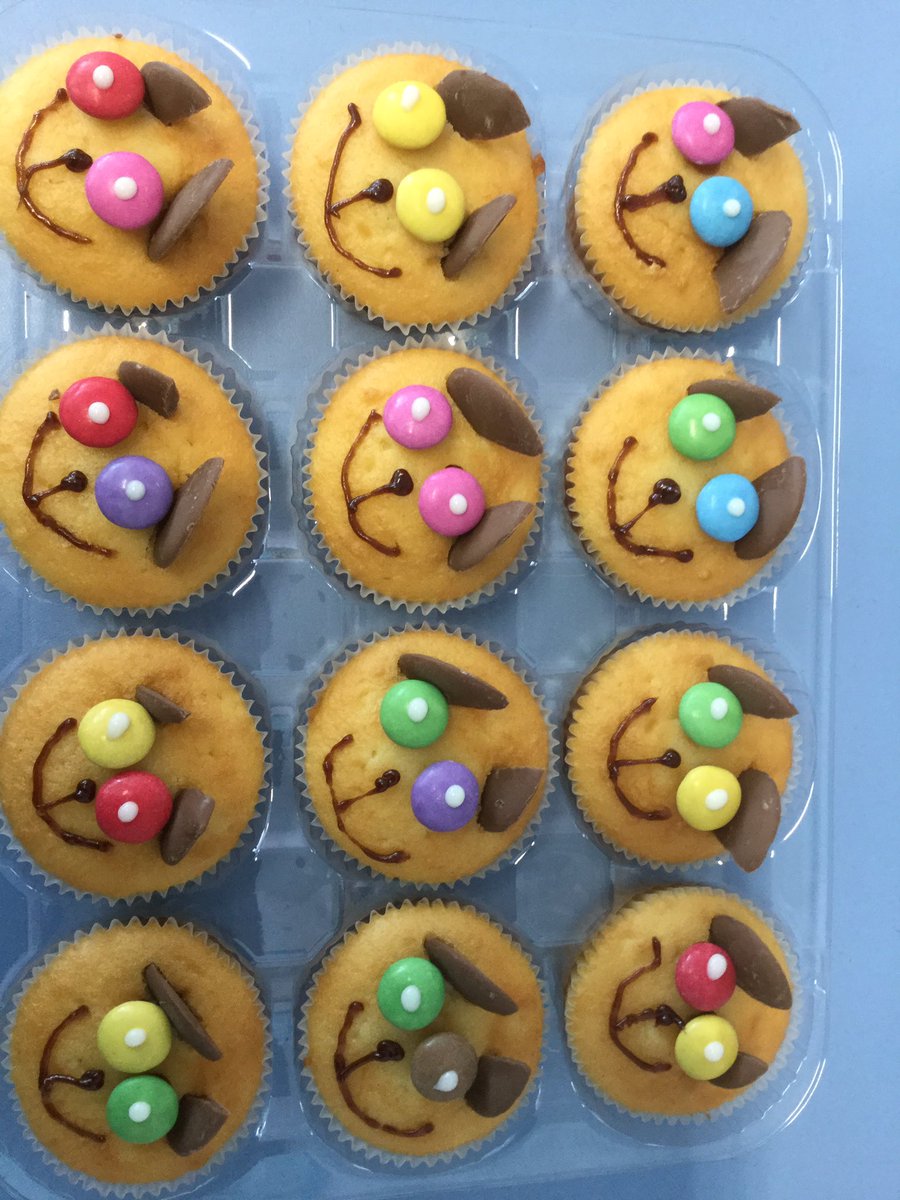 Year 1 are so excited to see you all at their teddy bears picnic later - they have been busy making cakes for you to buy!