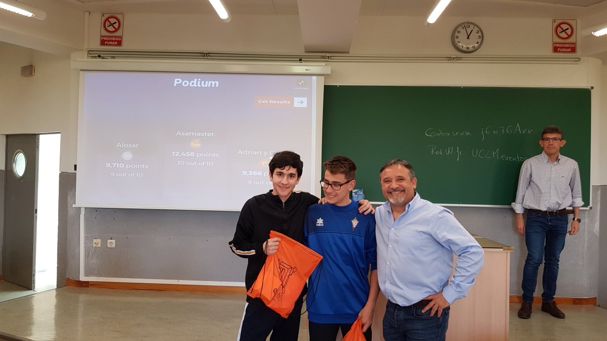 esiiab's tweet photo. @uclm_es El segundo premio de Kahoot sobre #ScratchDay2019 de @esiiab @uclm_es https://t.co/OU0DzwIT3C