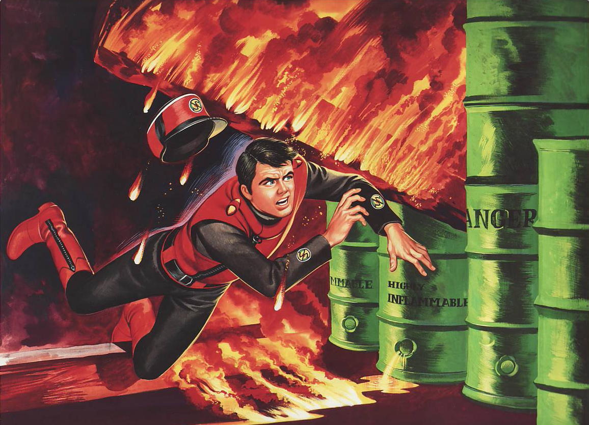 gerardgroves's tweet photo. As a kid, there was something so captivating and exciting about the Captain Scarlet end credits... These beautiful paintings captured my imagination hundreds of times over. https://t.co/NaG4dmAUEs