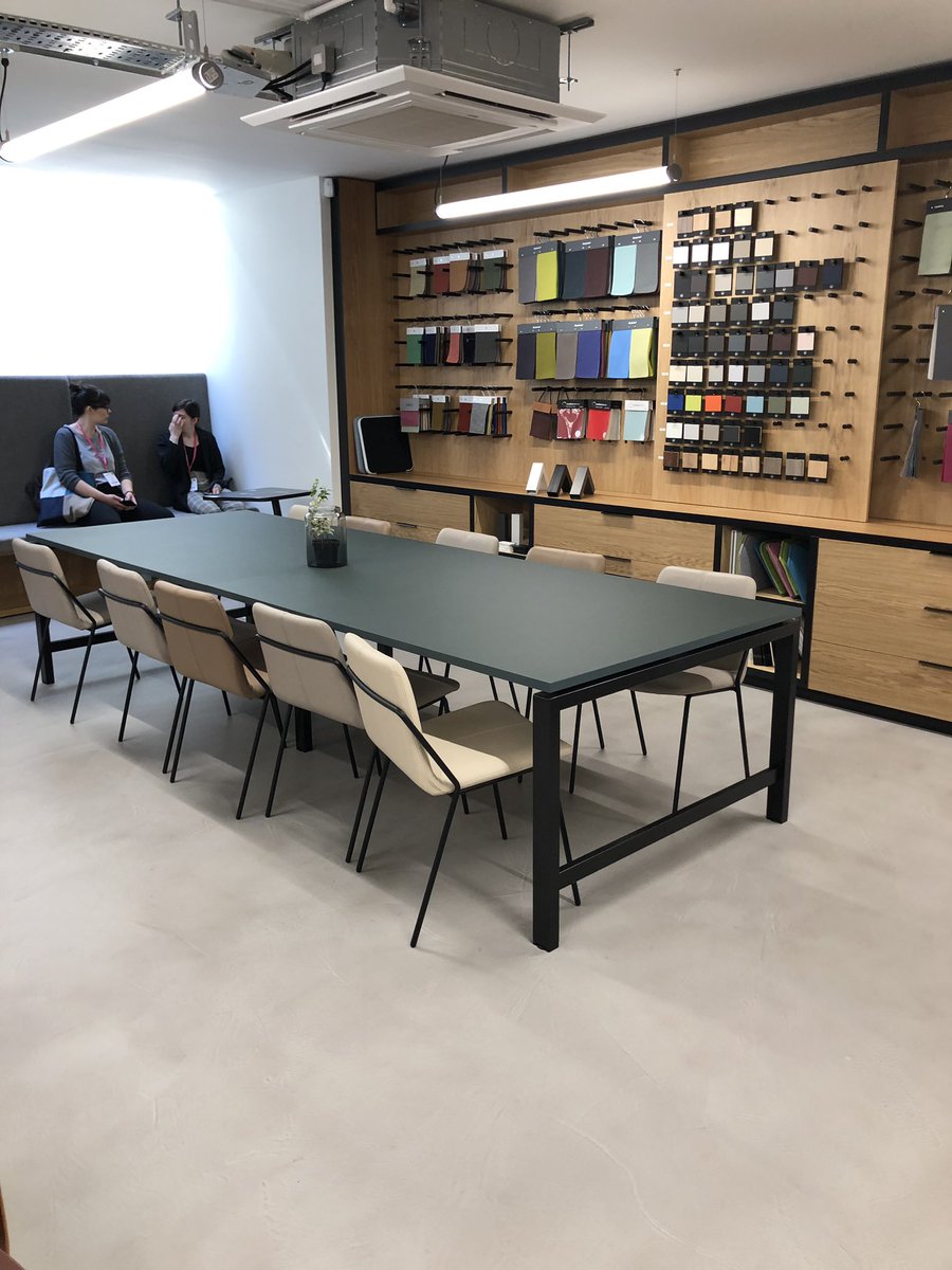 CMSCambridge's tweet photo. Final stop before lunch. @Workstories_ brilliant new showroom and cracking products! #CDW19 https://t.co/kkEPLiNqbM