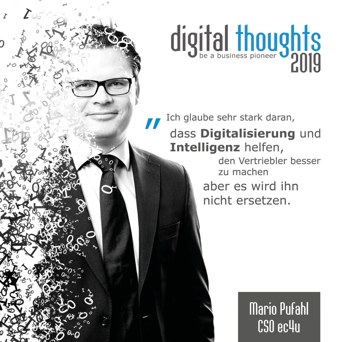 ThoughtsDigital's tweet photo. Wie wird sich die Arbeitswelt zukünftig verändern? Mario Pufahl, Ingo Käsehage und Vincent Aydin sprechen gleich zum Thema #IntelligentWorkplace for Sales – unbedingt einschalten. #digitalthoughts https://t.co/ojSTONSnJB