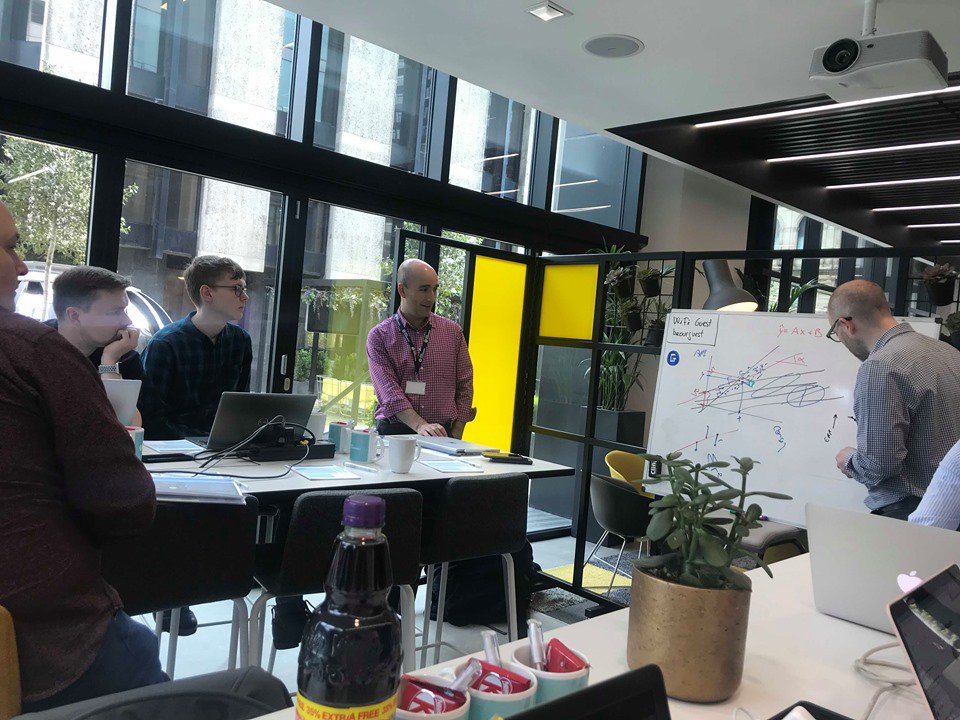 GodelTech's tweet photo. The Hackathon is well underway and the @SortedOfficial team are busy thinking of innovative solutions and learning some new skills. #HackWithGodel https://t.co/3zSBSRyuR3