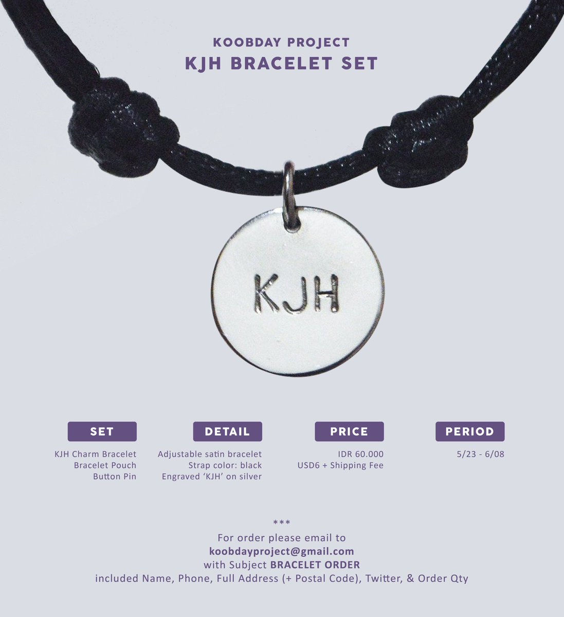 THEiKONSHOPPH's tweet photo. [PH GO] KJH BRACELET SET by @KOOBDAY3103 
PRICE: PHP 550 ( All-in, no other fees ) + LOCAL SF
🎁 KJH Charm Bracelet, Pouch, Button Pin + freebies from us
📌 9 slots to push thru
⌛DOO/DOP: June 7, 2019
📦ETA: 2-3 weeks after shipping out 

DM to order. https://t.co/CMdSrsiwRc