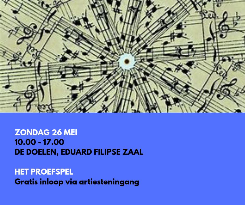 Kom ook naar het Proefspel op 26 mei!
@deDoelen 
#gratis #event