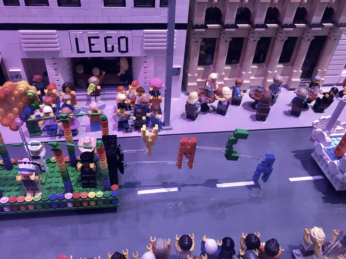 YMCA_Burton's tweet photo. Loving the YMCA float at miniland in Birmingham Lego centre @LDCBirmingham ❤️ #birmignham #charity #YMCA175 https://t.co/mkxXc5gJOF