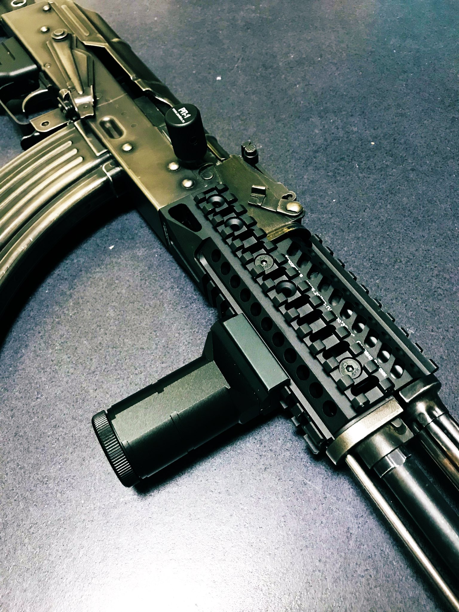 zenit 各種パーツ(GHK AKMに取り付け確認済み) 5KU Zenit PT-5タイプストック (GHK AKM) BK | エアガンパーツ