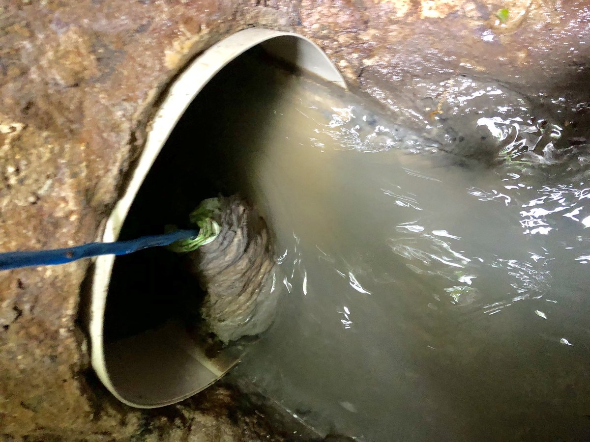 This is what 30 days of flushable wipes look like on flow sensors. #wipesclogpipes
