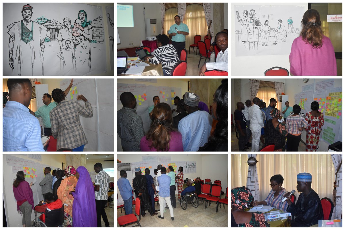 WaterAidNigeria's tweet photo. After 3 days of 'learning by doing', we are finally getting to explore our creativity. We are thinking out of the box to develop ideas, tools and mapping out corresponding touch points for driving hygiene behaviour change in community and healthcare settings in Bauchi State. https://t.co/qmR3Z26vTh