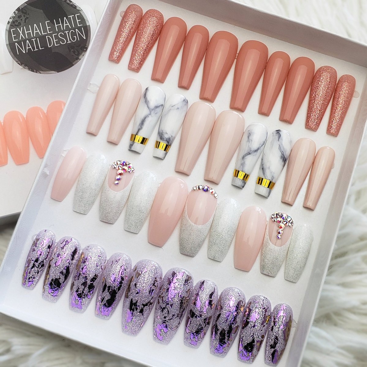 exhalehatenails's tweet photo. 😍 which would you wear first? 💅 all these and MORE at https://t.co/QBExigBi2C 💖

#fakenails #gelnails #pressons #nudenails #glitternails #swarovskinails #crystalnails #marblenails #coffinnails https://t.co/zUJdBzg1WU