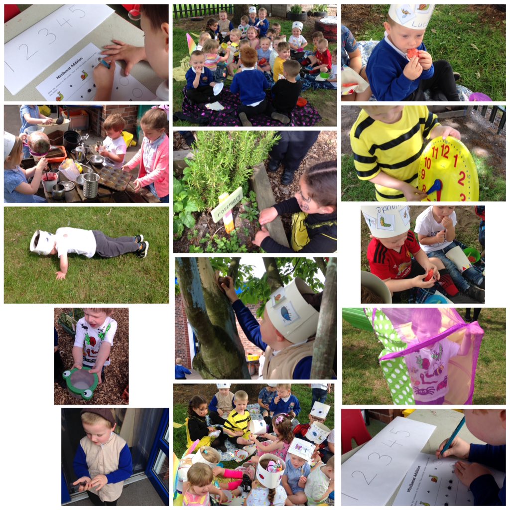 MrsClayMB's tweet photo. Our Bug Ball was such a fun way to celebrate how our bug buddies have helped with all our learning! #outdoorlearning #OutdoorClassroomDay #naturelearning #minibeats #lovenature #eyfs @MertonBankP https://t.co/tev1fpCruQ