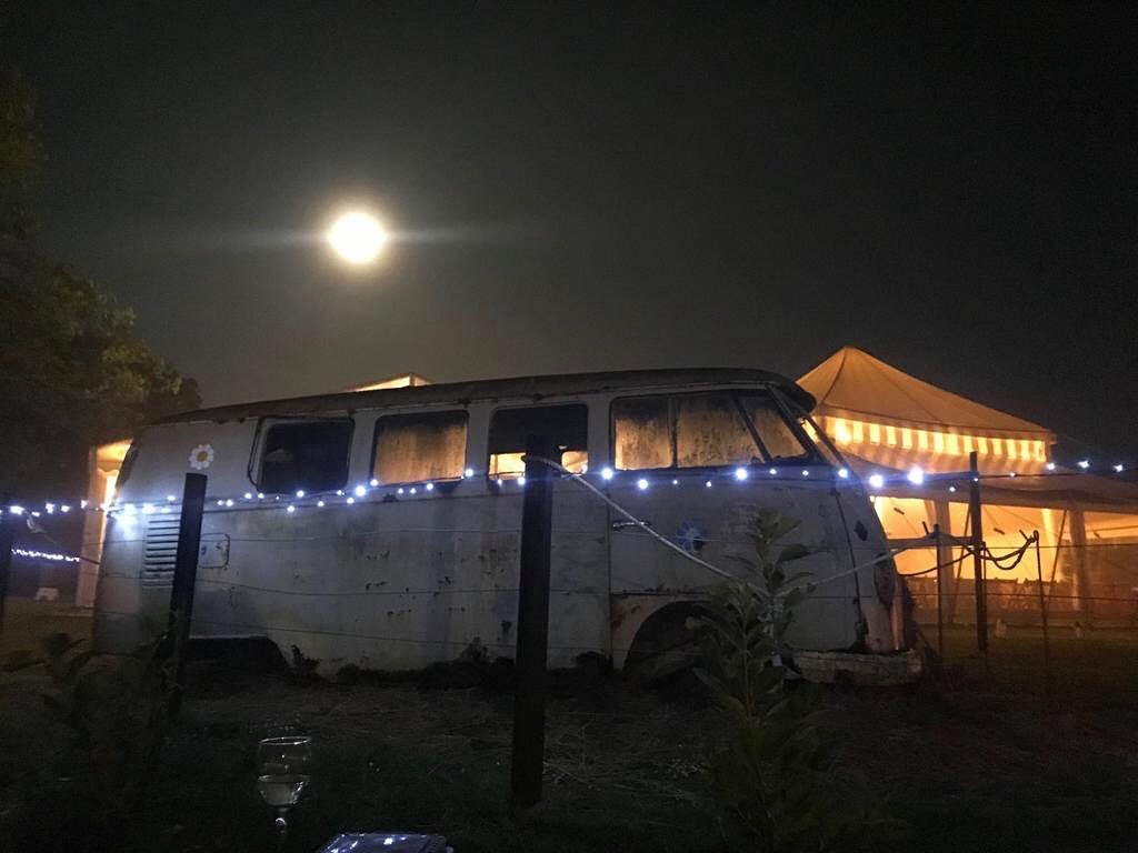 What do you think of our quirky Campervan set-up for the Gray wedding last weekend!? #Campervan #Wedding #Project #Photobooth
