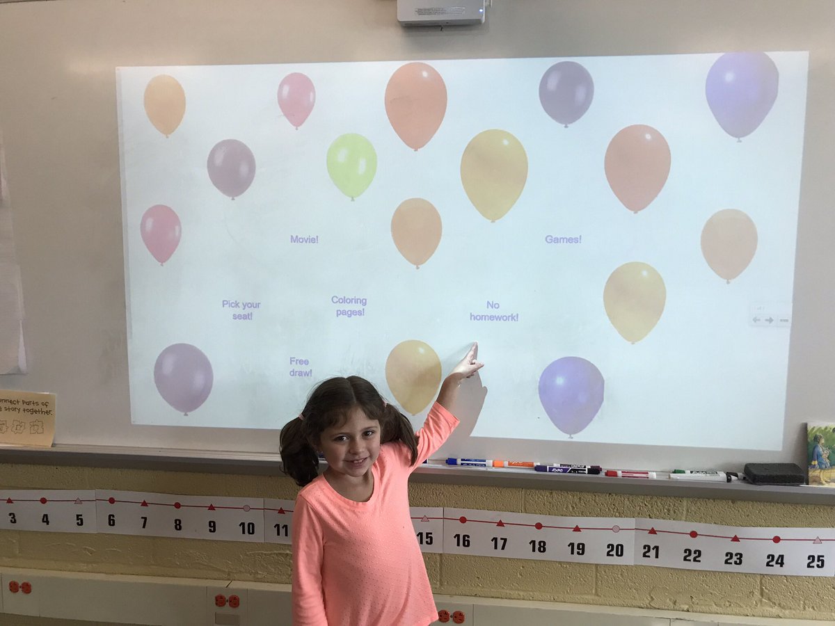 msjohnson_1st's tweet photo. Yesterday our 22 day countdown surprise was NO HOMEWORK! Check out that excitement! What surprise will be under the balloon that will be popped today? #PattengillPride https://t.co/evoWN1klID