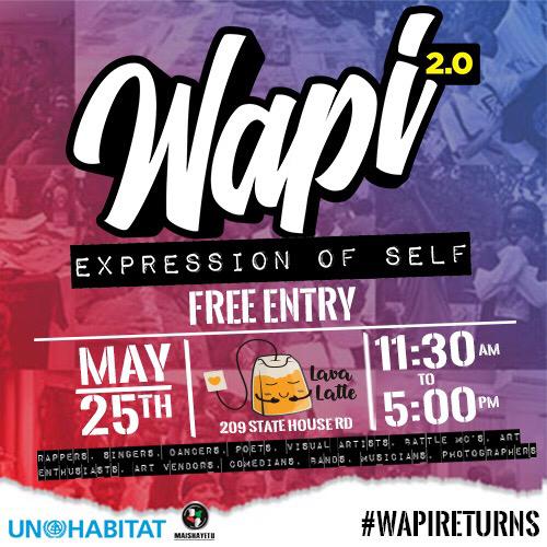 fanisi_arts's tweet photo. #WAPI Is most certainly backπ₯π₯& it'll be at Lava Latte from 11am to 5pm this Saturday. Lots of verbal and visual arts. Graffiti, Freestyles, Illustration, Poetry, the works. Free Entry
#WAPIReturns #WAPILife #WAPICreativity #WAPIStars #WordsAndPictures #WAPIArts #WAPIArtists https://t.co/eMqiTavuXe