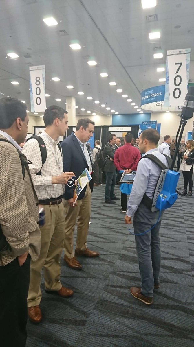 GexcelSrl's tweet photo. Gexcel HERON and Reconstructor at @SPAR_Events @AECNextTech #HERON3D #indoormobilemapping #slam #technology https://t.co/sgG5kx4cDW
