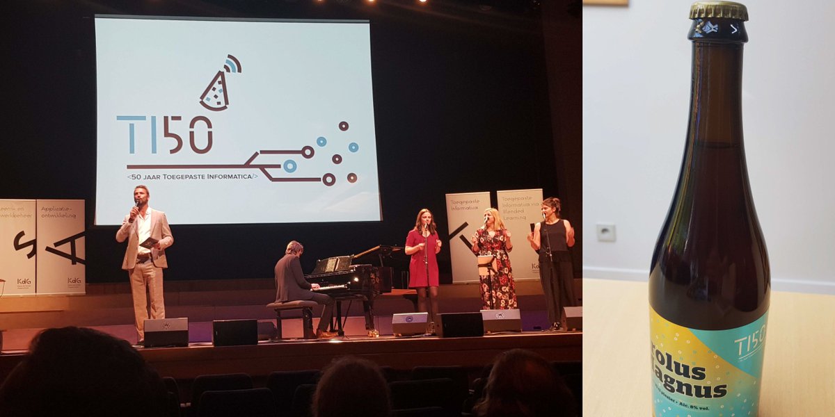 Voor een feestje zijn we er graag bij!
50 jaar TI @kdghogeschool Proficiat!!! 
#KeepUpTheGoodWork #feestje #ti50 #kdgti50