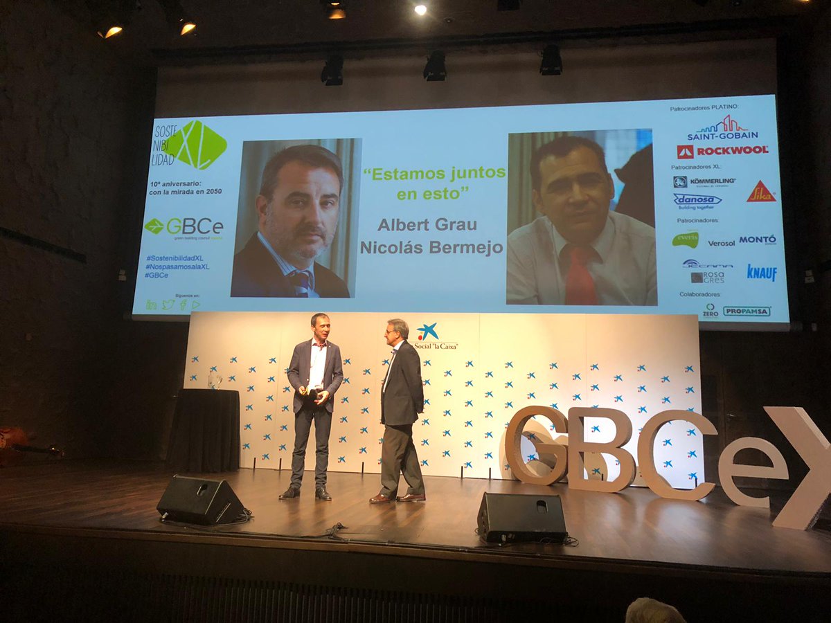 ¡Ayer #NospasamosalaXL!🌱🌍Nuestro compañero <a href="/nicolasbermejop/">NICOLAS BERMEJO</a> de #SaintGobain <a href="/ISOVERes/">Isover aislamiento</a> nos habló de la importancia de la sostenibilidad para el futuro del sector de la construcción y del planeta en general <a href="/GBCEs/">Green Building Council España</a> #SostenibilidadXL