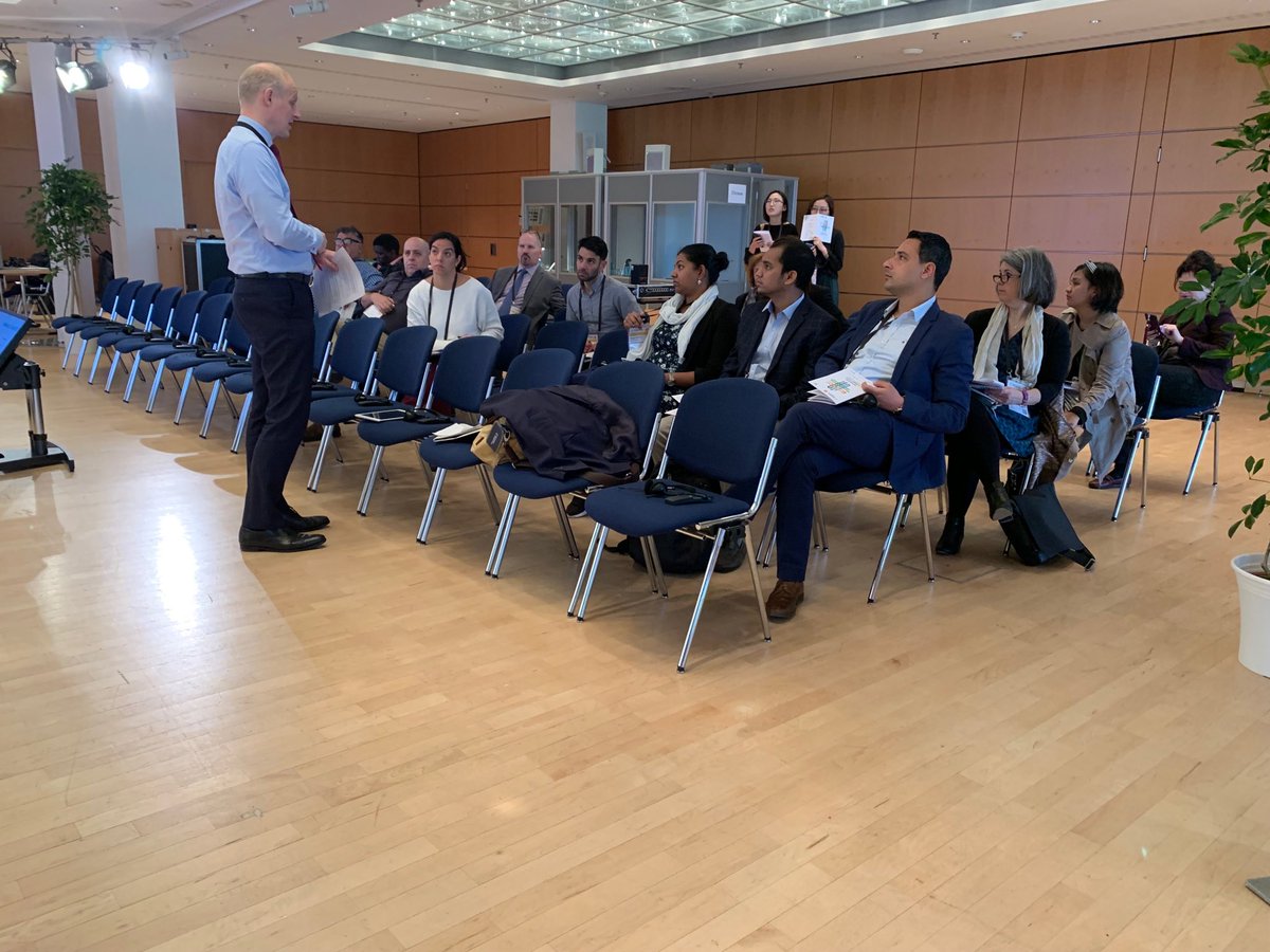 WNJSC's tweet photo. Michael Kloth gives an outlook on the highlights of the second day of the ⁦@ITF_Forum⁩ in his morning media briefing.  #ITF19 https://t.co/2qIl1VJeDr