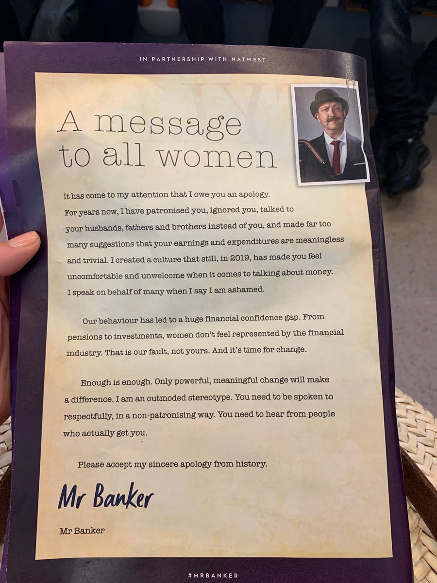 JaneBooth's tweet photo. My word, ⁦have you got this all wrong @NatWest_Help⁩. Can’t remember the last time I felt so wildly irritated by a piece of comms. Next level patronising. #Mrbanker https://t.co/UQYBawaIIW