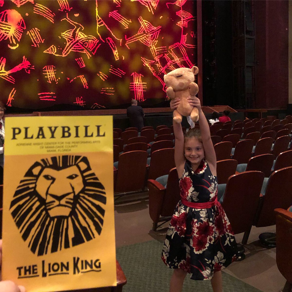 WhatsupDanny's tweet photo. Thank you @Cordileone and the cast of @LionKingTour for an unforgettable experience for me and my niece! What a great show! https://t.co/UUYlCYG0fm