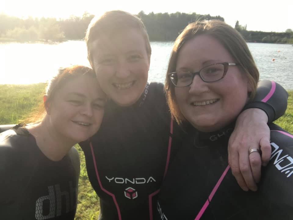 Great fun for some of our team <a href="/BlueLagooners/">Blue Lagooners</a> last night. Testing out our new <a href="/yondasports/">Yonda Sports</a> wetsuits and building our swim confidence for our @CastleTriathlon #triathlon #swimming #team #openwater #sunshine #health #fitness