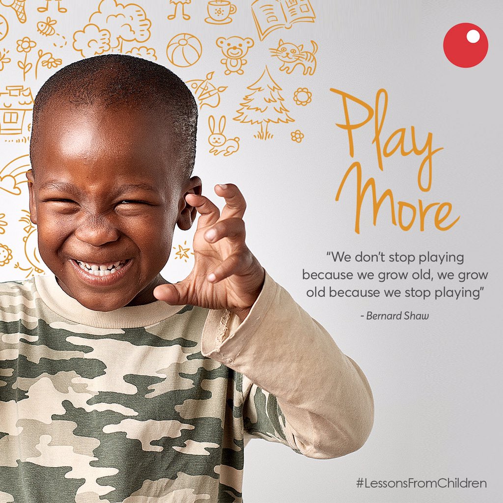 Sterling_Bankng's tweet photo. As adults, we get so caught up with the responsibilities and the hassle of everyday life that we forget to play. But it’s a good thing children are there to remind us that “All work and no play…” you know the rest. #lessonsfromchildren https://t.co/OVKJI0A7XM