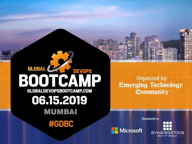 synergetics1's tweet photo. Synergetics proud to announce, that we are sponsoring Global DevOps Bootcamp in Mumbai for the 1st time on June 15, 2019, #GlobalDevOpsBootcamp #synergeticsLearning #DevOps2019
Register here: https://t.co/h5AvC9Qhn2 https://t.co/v1K3M4ifjG