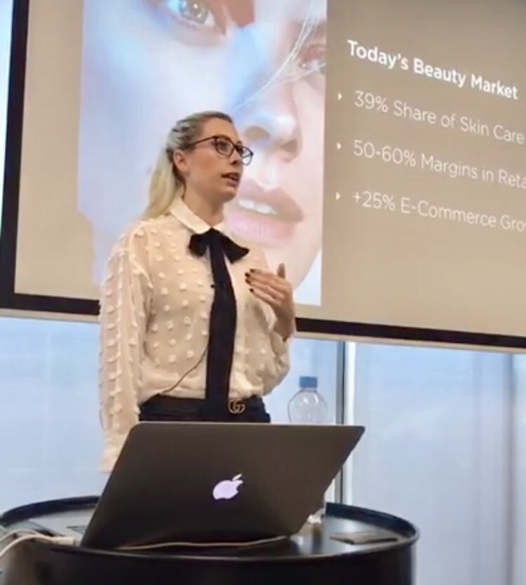 estellaB12's tweet photo. Yesterdays talk about #AIinbeauty for #AISuisse - thank you for having me. #skinmatch #beautytech #beautyai https://t.co/LsHW2aZbHh