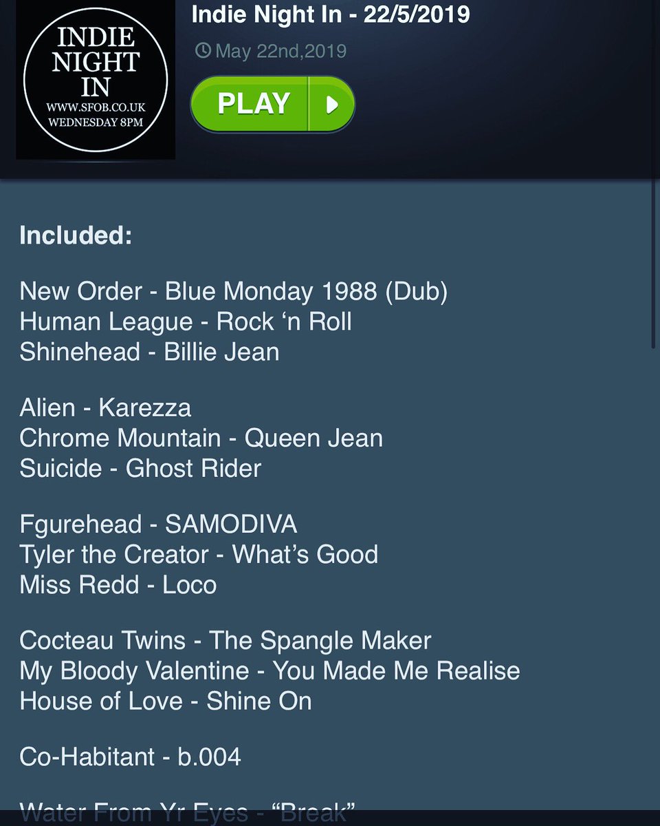 Thank you to Al Johnson for giving our new track Samodiva a spin on his Indie Night In show on SFOB radio. You can listen to a playback on the PodBean if you like on sfob.podbean.com/mobile/e/indie… [SAMODIVA by F\GUREHEAD is available to download and stream on all major stores].
