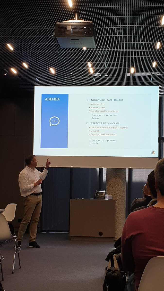 <a href="/GroupeSmile/">Smile - I.T is open</a> will present all their <a href="/Alfresco/">Alfresco</a> add-ons today during the meetup in #Switzerland