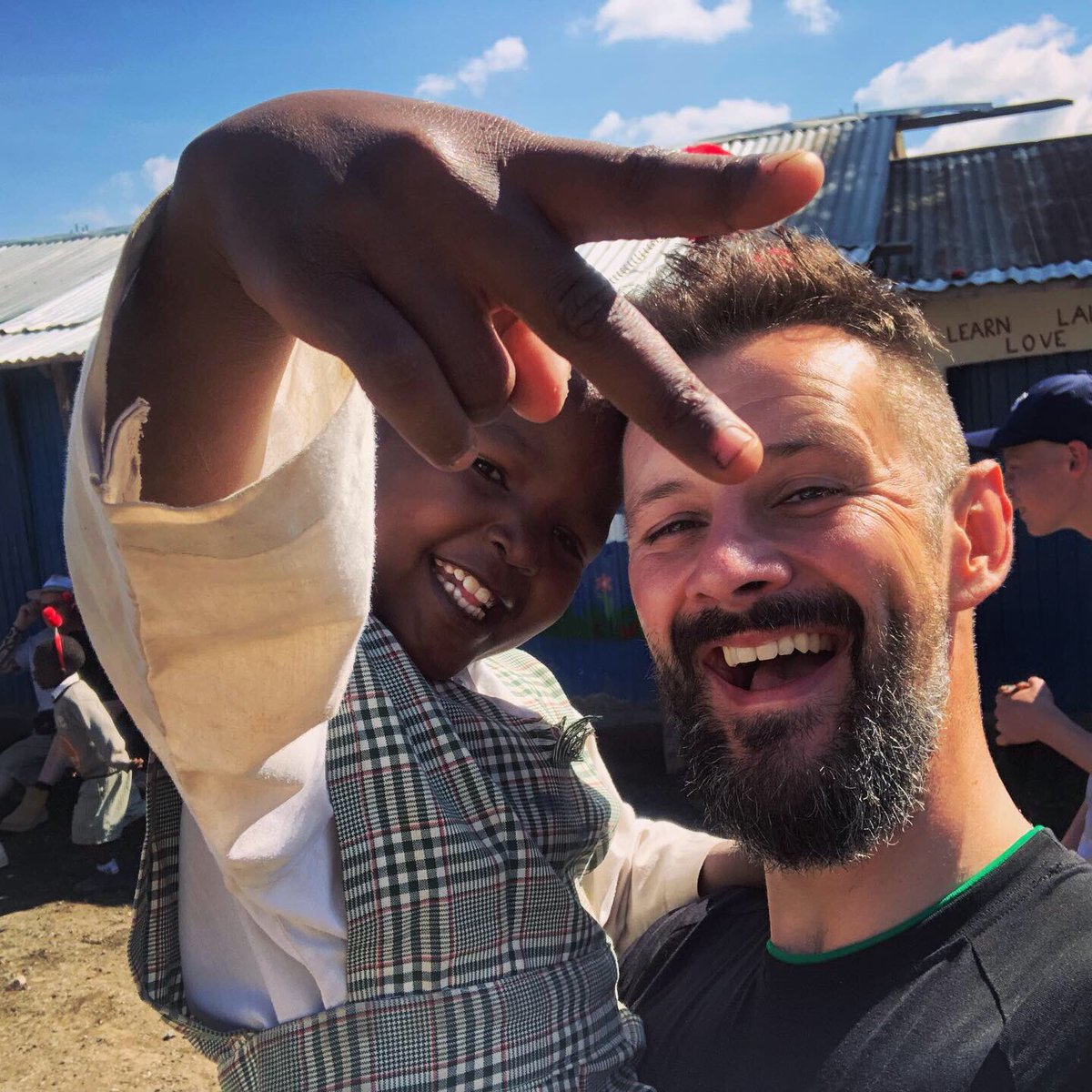 maxreestore's tweet photo. 12 months apart, the first picture taken just now, I feared this photo would never happen after finding Prez last year dehydrated and very poorly - what a difference fresh water makes, check out that uniform and beautiful smile 😍 https://t.co/9XIqYnzdtz